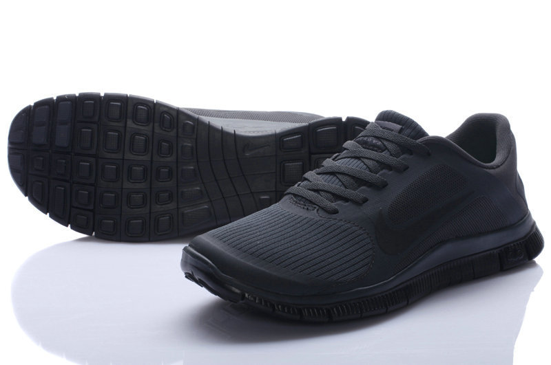 Hot Nike Free4.0 Men Shoes Black